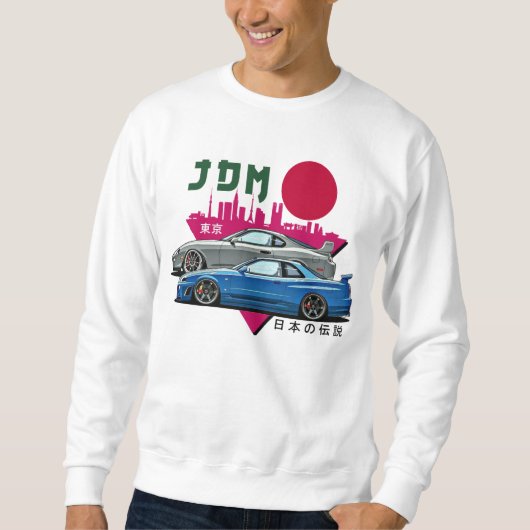 Sweatshirt Conception de style de JDM (Devant)