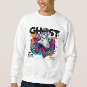 Sweatshirt Conception de T-Shirt Street Art Hip Hop Ghost Rap