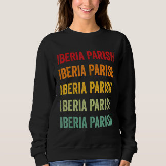 Sweatshirt Conception de texte arc-en-ciel de la paroisse d'I