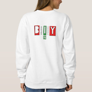 Sweatshirt Conception de texte motivante