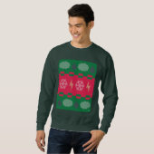 Sweatshirt Conception de vacances drôle de temps de pull (Devant entier)