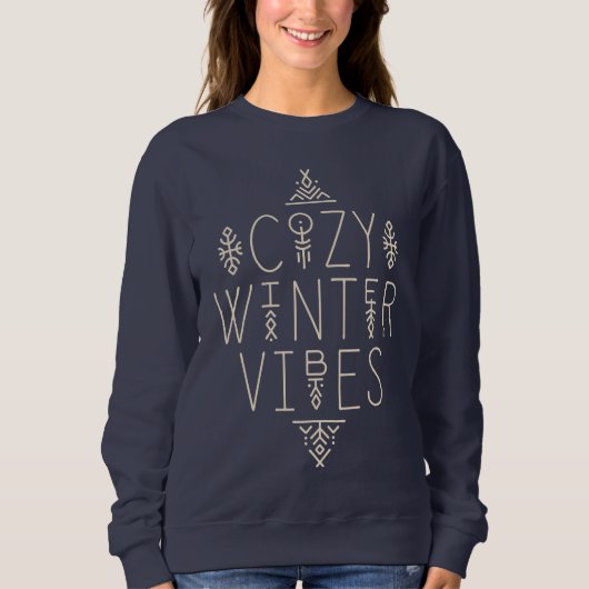 Sweatshirt Conception de vidéos d'hiver (Devant)