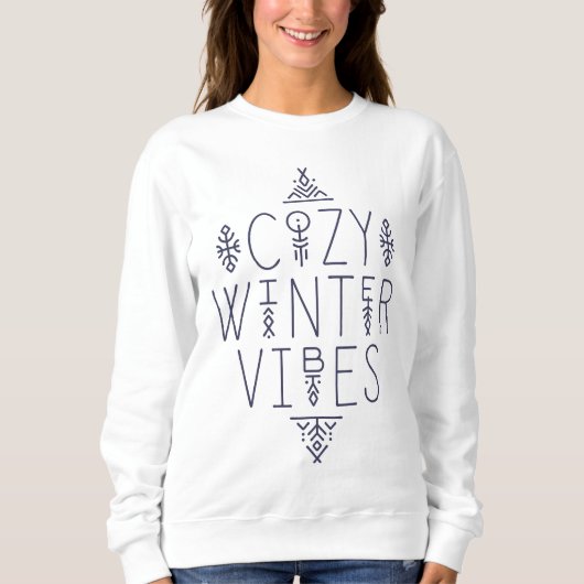 Sweatshirt Conception de vidéos d'hiver (Devant)