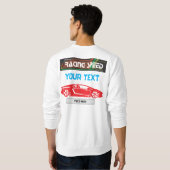 Sweatshirt Conception de voiture de course à grande vitesse – (Dos entier)