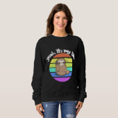 Sweatshirt Conception des emplacements de feu de camp (Devant entier)