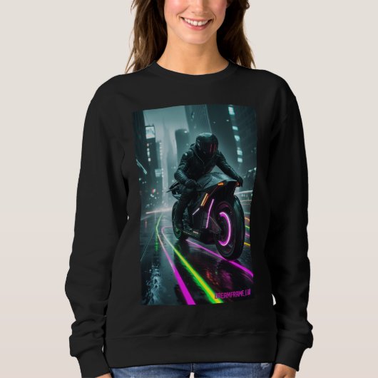 Sweatshirt Conception d'esthétique rétro / Cyberpunk (Devant)