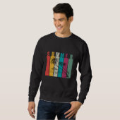 Sweatshirt Conception d'été moderne colorée (Devant entier)