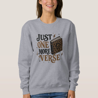 Sweatshirt Conception d'étude biblique sur le léopard « Juste