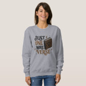 Sweatshirt Conception d'étude biblique sur le léopard « Juste (Devant entier)