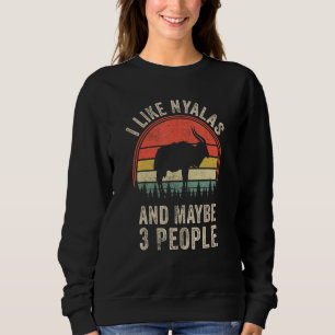 Sweatshirt Conception drôle de nyala Art graphique Nyalas Zoo