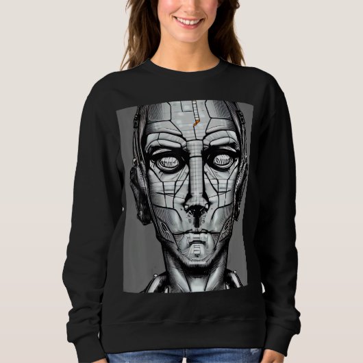 Sweatshirt Conception du Geek informatique Cyberpunk Hacker_1 (Devant)