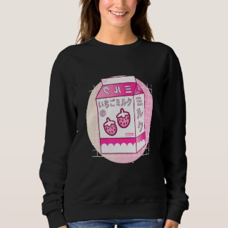 Sweatshirt Conception du lait fraise