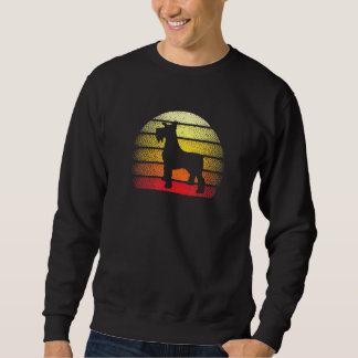 Sweatshirt Conception du thème de Schnauzer Shnauzer Miniatur
