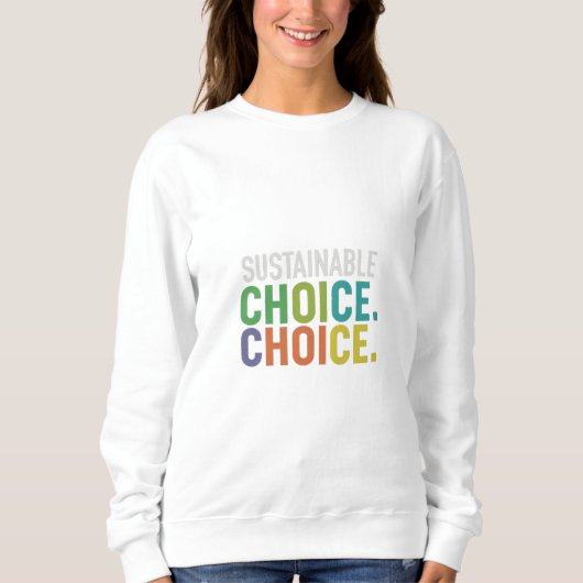 Sweatshirt Conception d'une lettre de choix multicouleur dura (Devant)