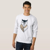 Sweatshirt Conception géométrique du logo de hibou (Devant entier)