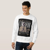 Sweatshirt Conception Graphique de Style Urbain – Vêtement de (Devant entier)