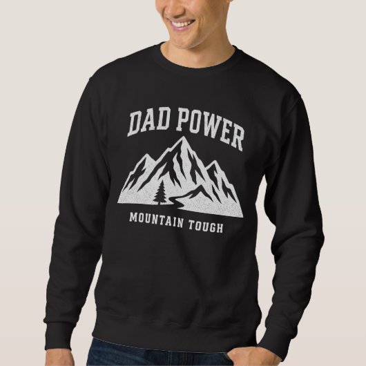Sweatshirt Conception Montagnarde de Puissance Papa (Devant)