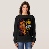 Sweatshirt Conception prouver rien (Devant entier)