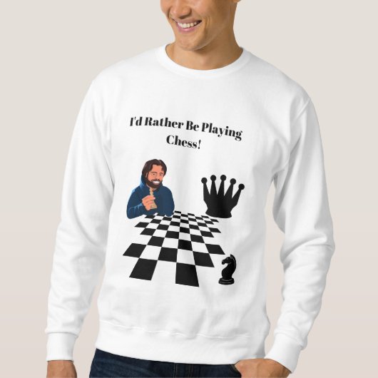 Sweatshirt Conception stratégique des échecs - L'art du jeu (Devant)