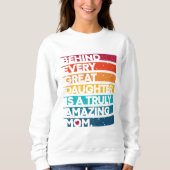 Sweatshirt Conception sympa pour la Journée des mamans (Devant)