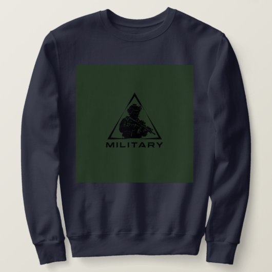 Sweatshirt conception verte des opérations spéciales militair (Design devant)