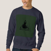 Sweatshirt conception verte des opérations spéciales militair (Devant)