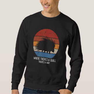 Sweatshirt Conceptions de calin de porc-épic pour hérisson po