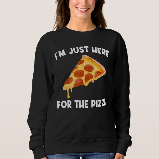 Sweatshirt Conceptions de pizza pour hommes femmes pun de nou (Devant)