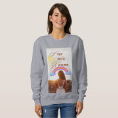 Sweatshirt Conceptions pied dans la nature (Devant entier)