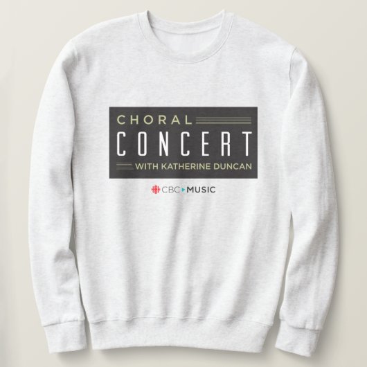 Sweatshirt Concert choral CBC (Design devant)