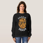 Sweatshirt Concessionnaire de cookies Idée de cookies (Devant entier)