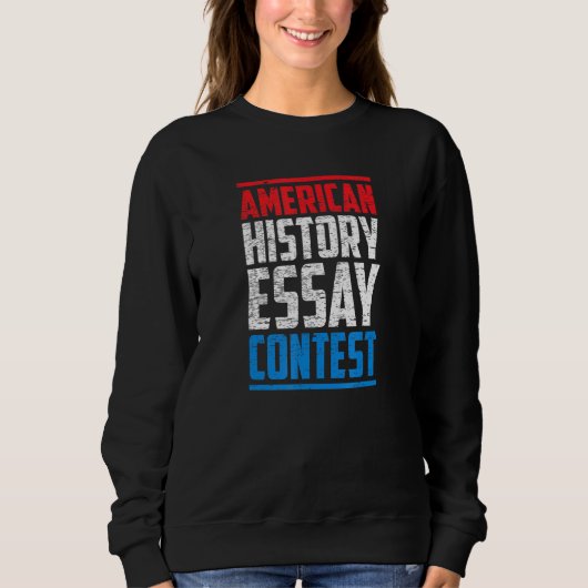 Sweatshirt Concours d'histoire américaine (Devant)
