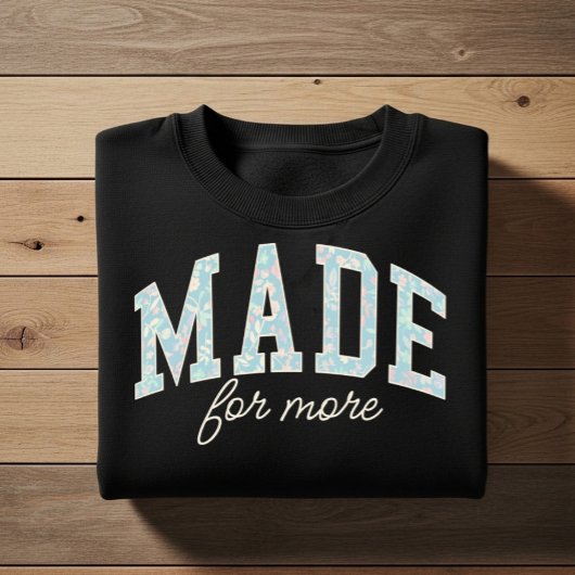 Sweatshirt Conçu pour plus. Affirmation de la foi chrétienne