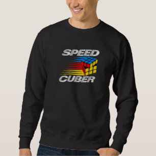 Sweatshirt Concurrence Puzzle Cube Speed Cuber Hobby 80's Vin
