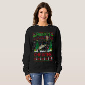 Sweatshirt Condor Bird Xmas Tree Ugly Santa Condor Christma (Devant entier)