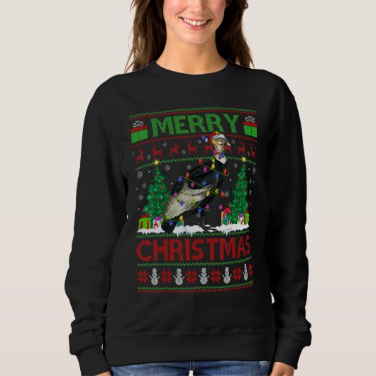 Sweatshirt Condor Bird Xmas Tree Ugly Santa Condor Christma (Devant)