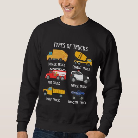 Sweatshirt Conducteur Cool de recyclage des ordures pour les  (Devant)