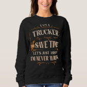 Sweatshirt Conducteur de camion (Devant)