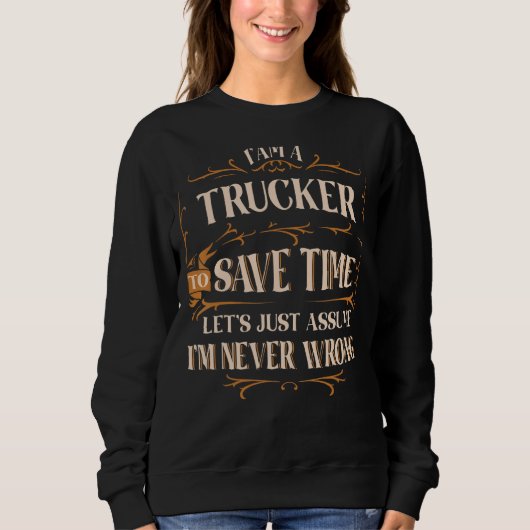 Sweatshirt Conducteur de camion (Devant)