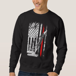 Sweatshirt Conducteur De Grue Pour Hommes Nous Équipement Lou