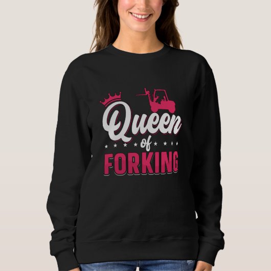 Sweatshirt Conducteur de transport routier Reine du conducteu (Devant)