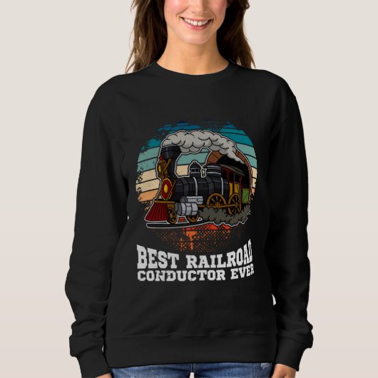 Sweatshirt Conductor railroad Model station Railway worker  1 (Devant)