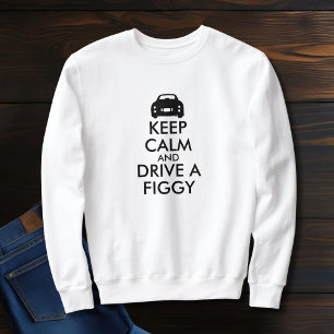 Sweatshirt Conduire au calme une Figarations Figaro voiture