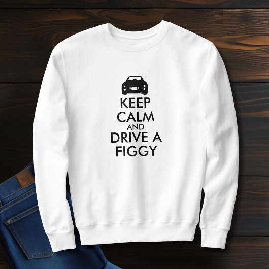 Sweatshirt Conduire au calme une Figarations Figaro voiture