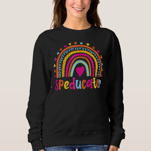 Sweatshirt Conférencier Enseignant de l'éducation spéciale Dé (Devant)