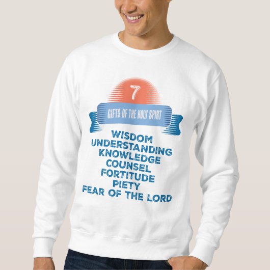 Sweatshirt Confirmation 7 Dons de l'Esprit Saint (Devant)