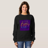 Sweatshirt Confortable Et Cosy Design Automne (Devant entier)