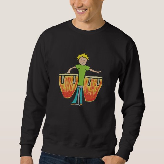 Sweatshirt Conga Drums (Devant)