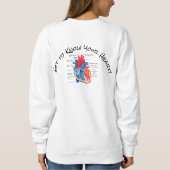 Sweatshirt congénital de conscience de coeur (Dos)