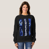 Sweatshirt Conlan and Creed triptych blue (Devant entier)